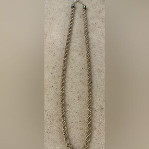 Gold Rope Chain Necklace - Classic Women's Jewelry